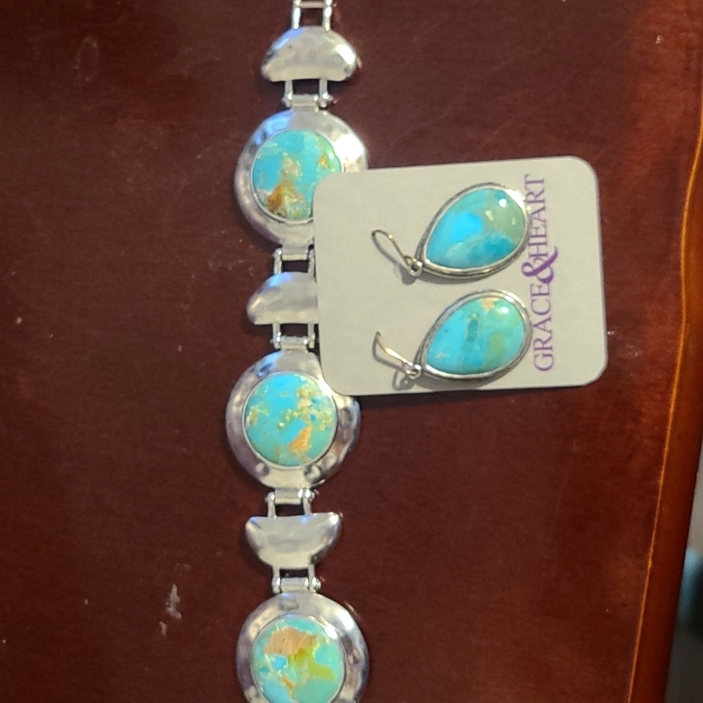 Grace & Heart sterling silver set
